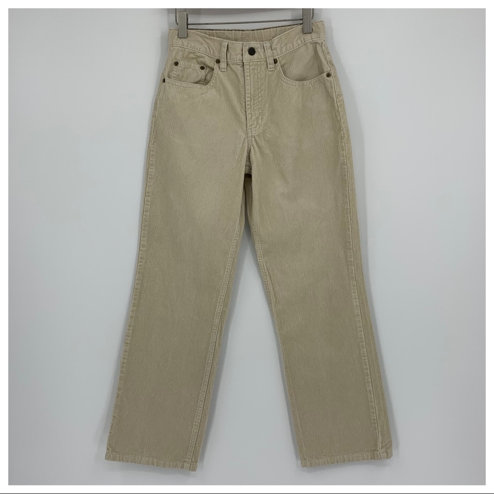 EUC Boys Talbots Light Khaki Corduroy Pants SZ 12